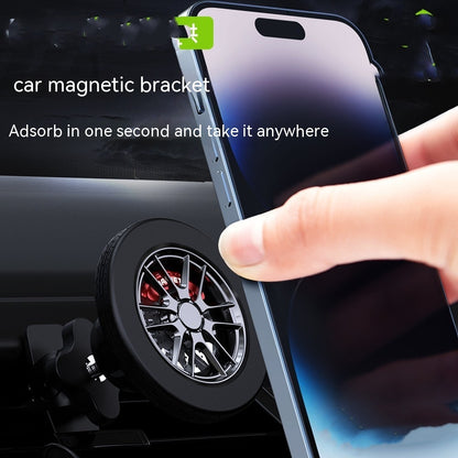 Cell Phone Holder - Car Vent Hub Magnetic Ring Bracket