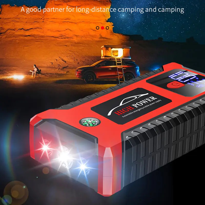 Car Jump Starter 1000A 12V Output 26000mAh/20000mAh  Portable Emergency Start-up Charger for Cars Booster Battery Starting Device