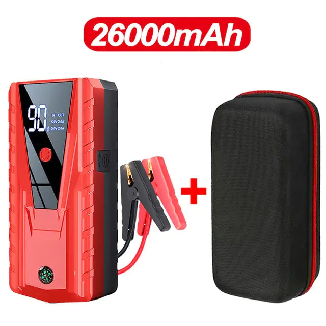 Car Jump Starter 1000A 12V Output 26000mAh/20000mAh  Portable Emergency Start-up Charger for Cars Booster Battery Starting Device