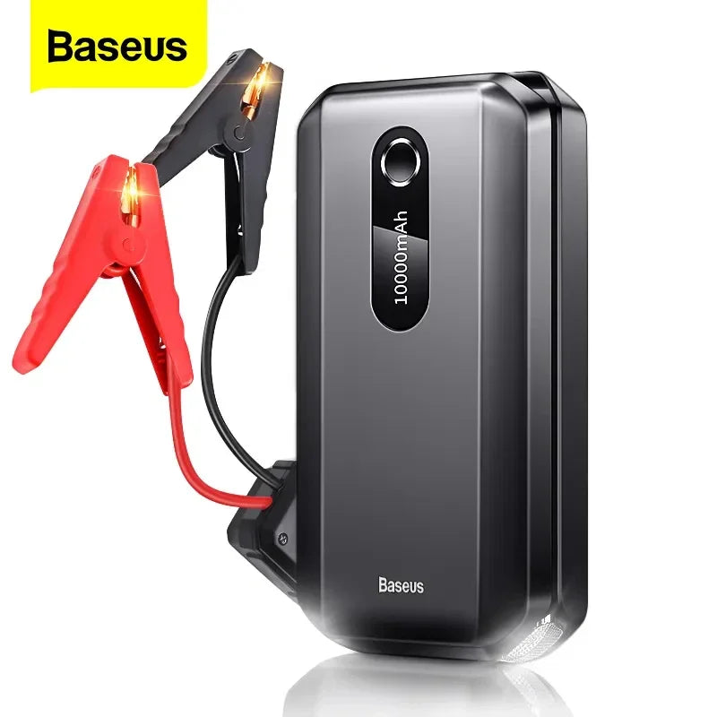 Baseus Car Jump Starter Power Bank 20000mAh 12000mAh Portable Car Booster Emergency Battery Charger 12V 2000A Starting Device