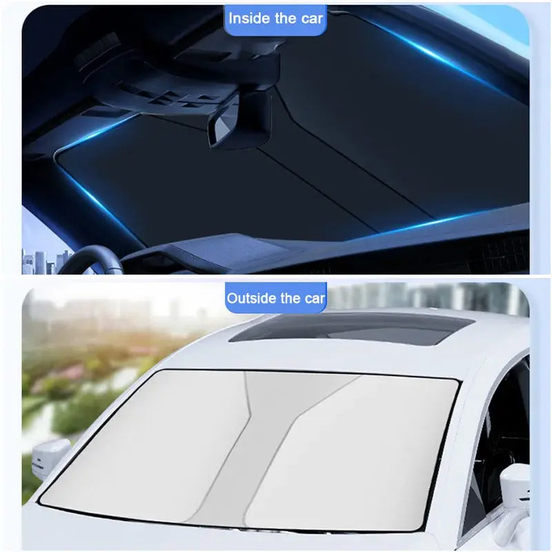 Sun Safe Shade Car Windshield Sun Shade, UV Protection