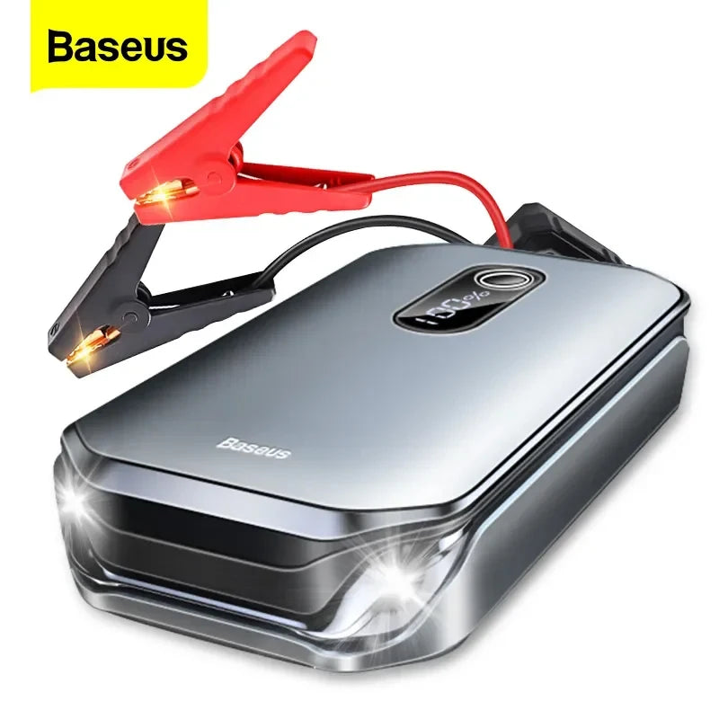 Baseus 12000mAh Car Jump Starter Power Bank 12V Auto Starting Device 1000A Car Booster Battery Emergency Starter Battery for Car