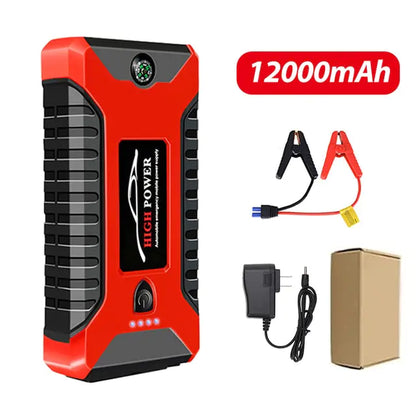 Car Jump Starter 1000A 12V Output 26000mAh/20000mAh  Portable Emergency Start-up Charger for Cars Booster Battery Starting Device