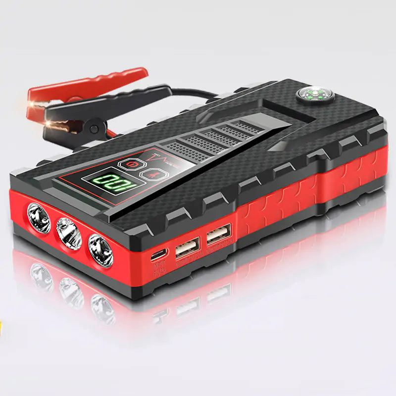 Portable Car Battery Jump Starter - Emergency Assistance