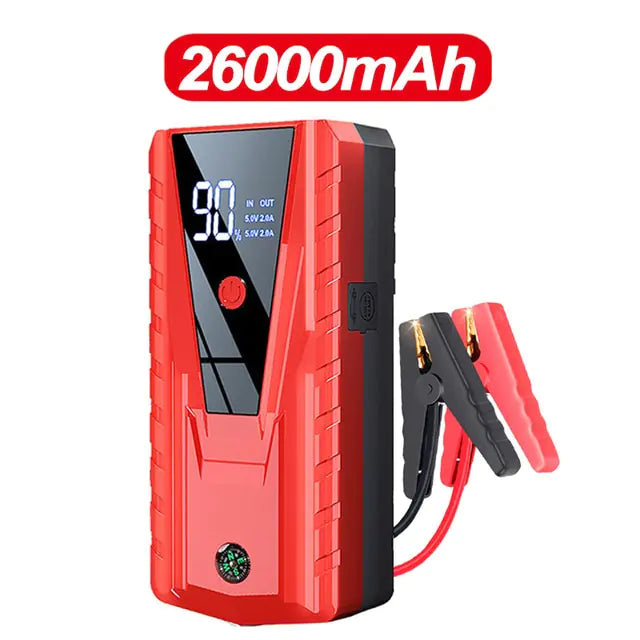 Car Jump Starter 1000A 12V Output 26000mAh/20000mAh  Portable Emergency Start-up Charger for Cars Booster Battery Starting Device