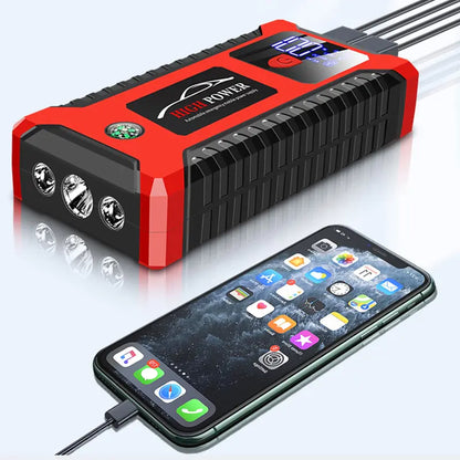 Car Jump Starter 1000A 12V Output 26000mAh/20000mAh  Portable Emergency Start-up Charger for Cars Booster Battery Starting Device