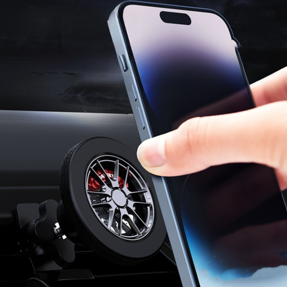 Cell Phone Holder - Car Vent Hub Magnetic Ring Bracket